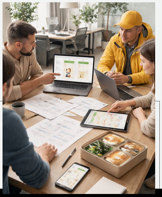 Разработка агрегатора доставки еды в Боровичах от 15635 р., АвикейБрв